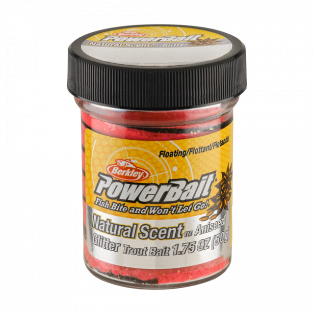 PowerBait Natural Glitter Trout Bait | Aniseed | Model #BGTABFRT2