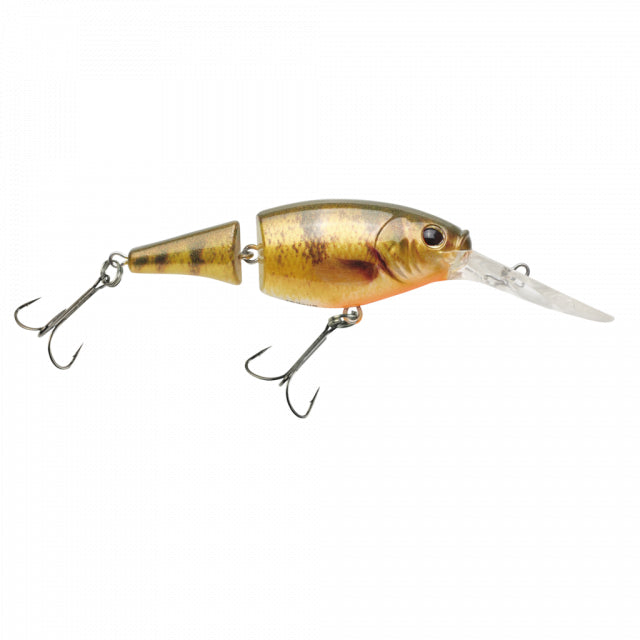 Flicker Shad Jointed | 1/5 oz | 2in | 5cm | 8 | 5'-7' | 1.5m-2.1m | Model #FFSH5J-HDYLP