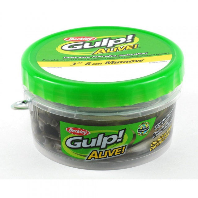 Gulp! Alive! Minnow | 4in | 10cm | Model #GAPMI4-BS