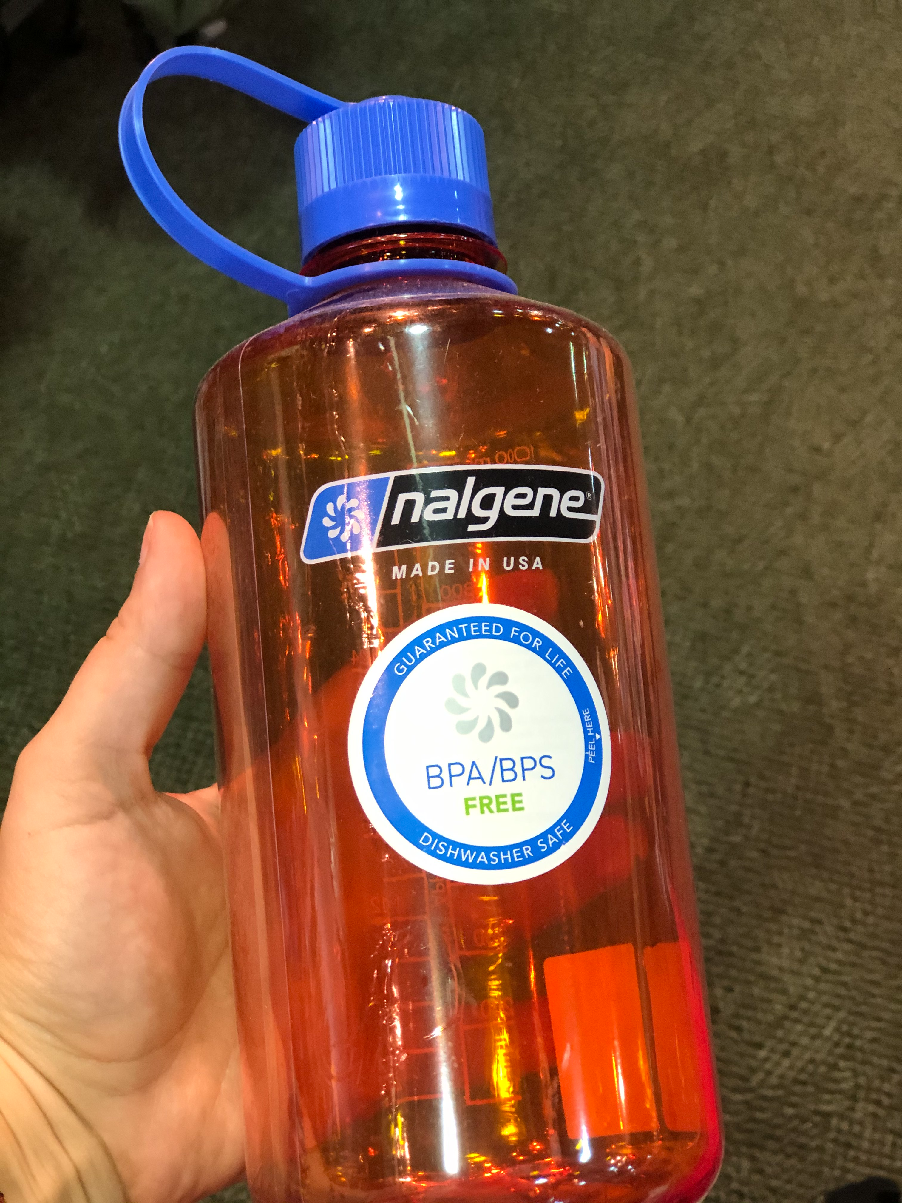 Nalgene Water Bottle 32 OZ Narrow Mouth